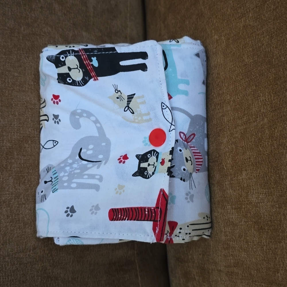 Handmade foldable tote bag